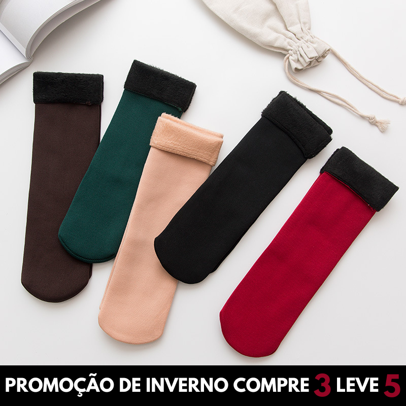 Meia Térmica Nuvem [Compre 3 Pares Leve 5] + FRETE GRÁTIS