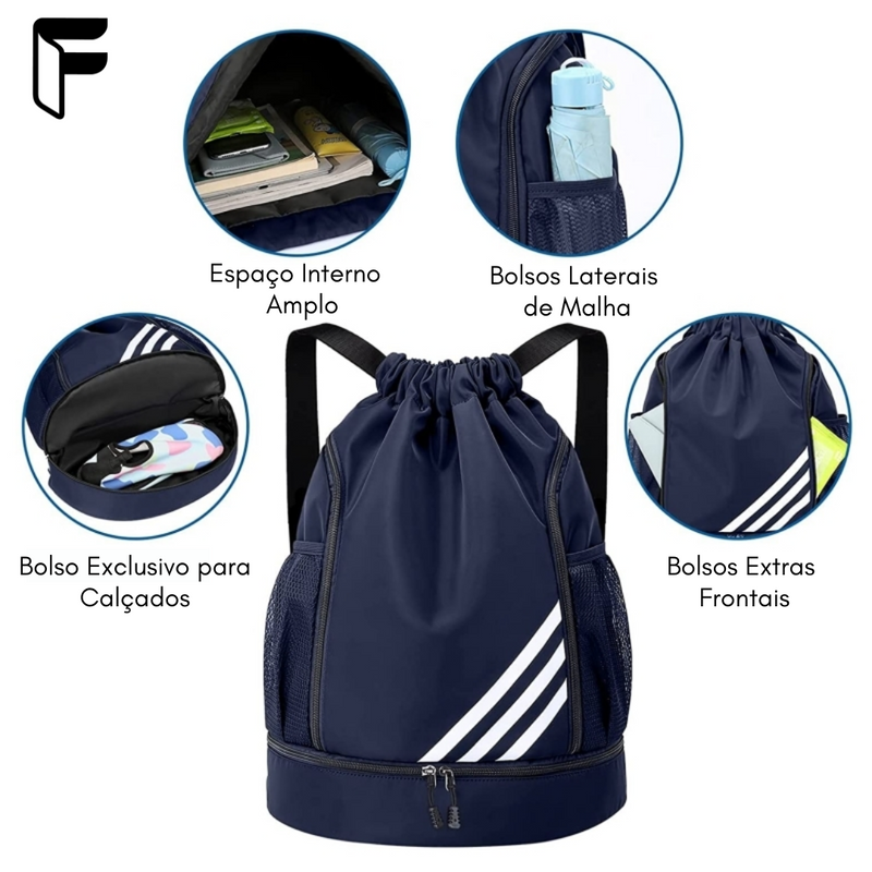 Nova Mochila LivFit OSS Tecido Impermeável - [FRETE GRÁTIS]