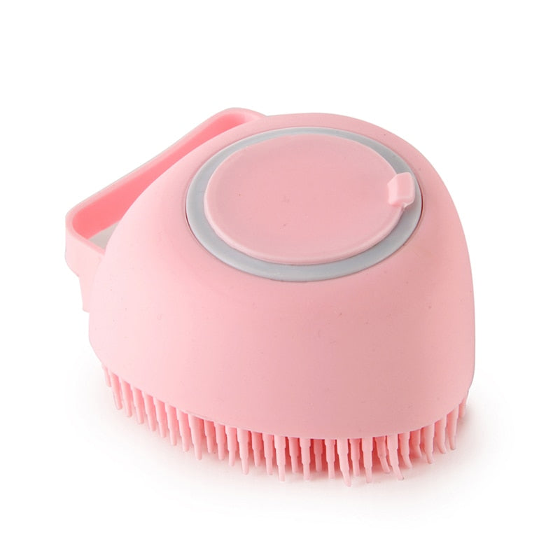 Escova de Banho Massageadora Silicone Pets