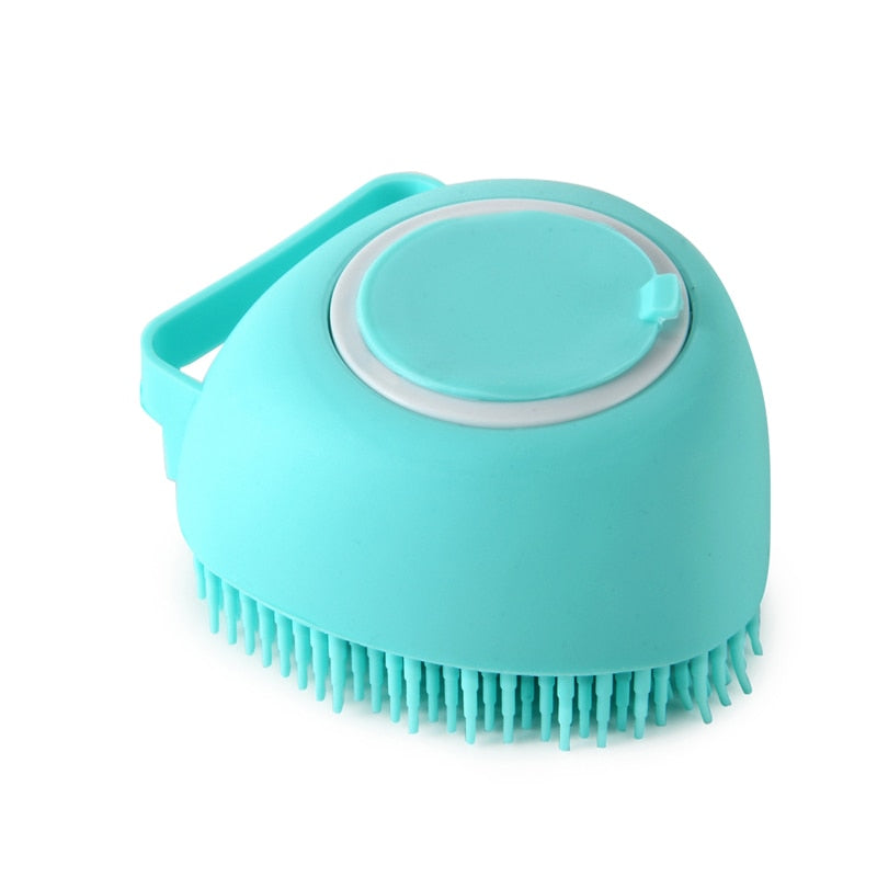 Escova de Banho Massageadora Silicone Pets