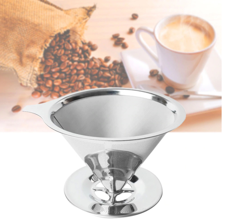 Coador De Café Reutilizável Aço Inox Filtro